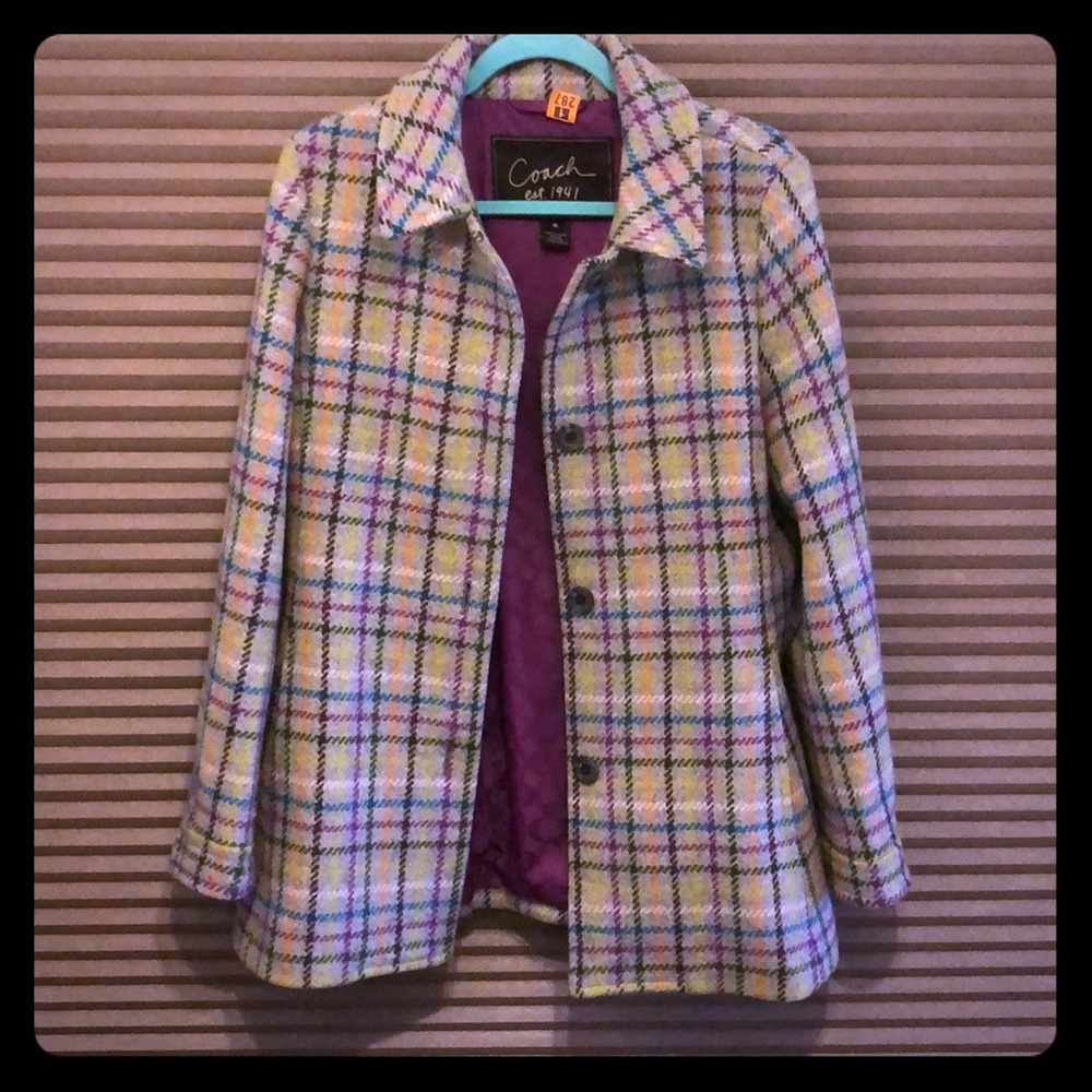 Coach pea coat